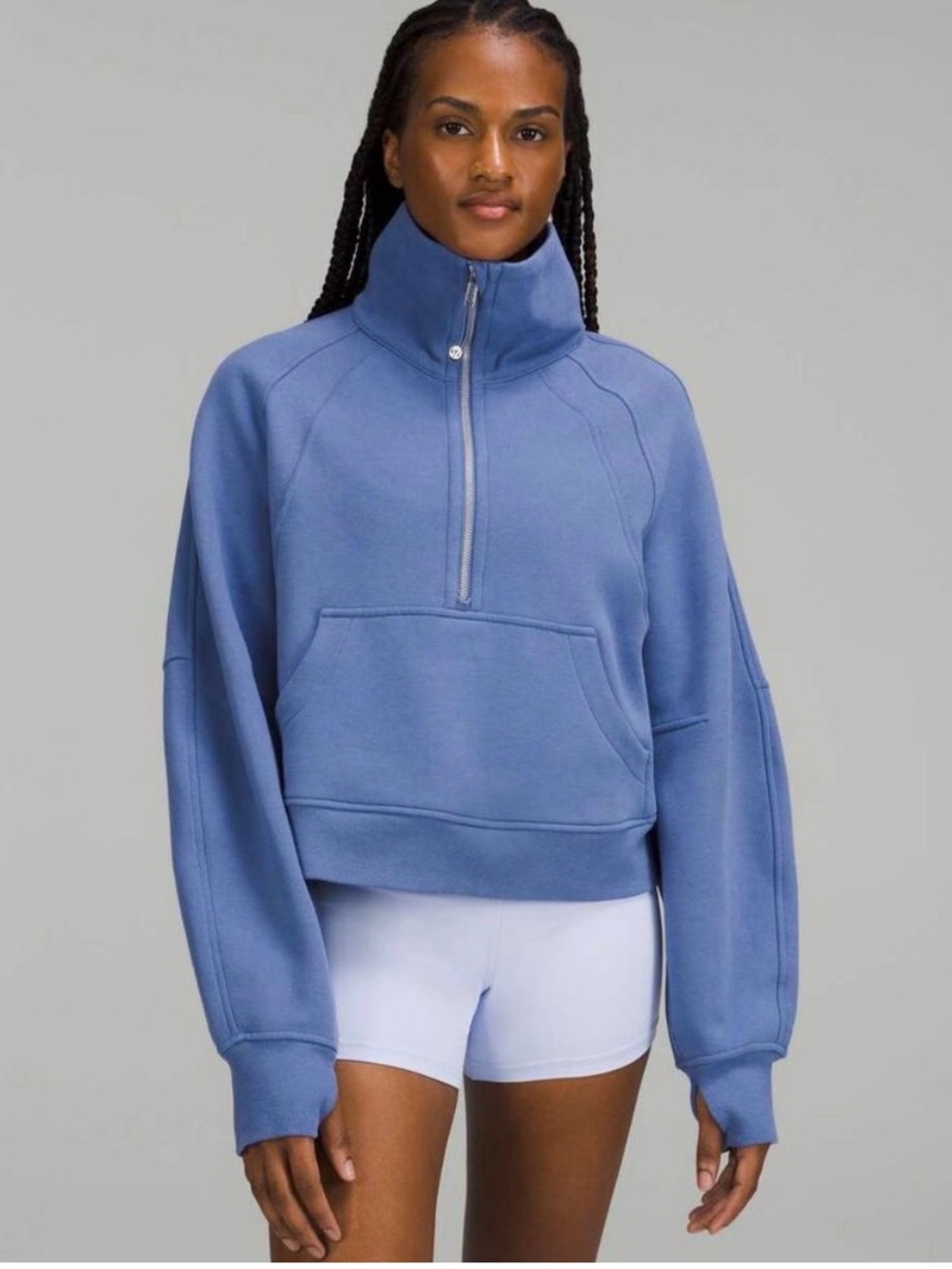 Lululemon scuba funnel neck M/L in water drop